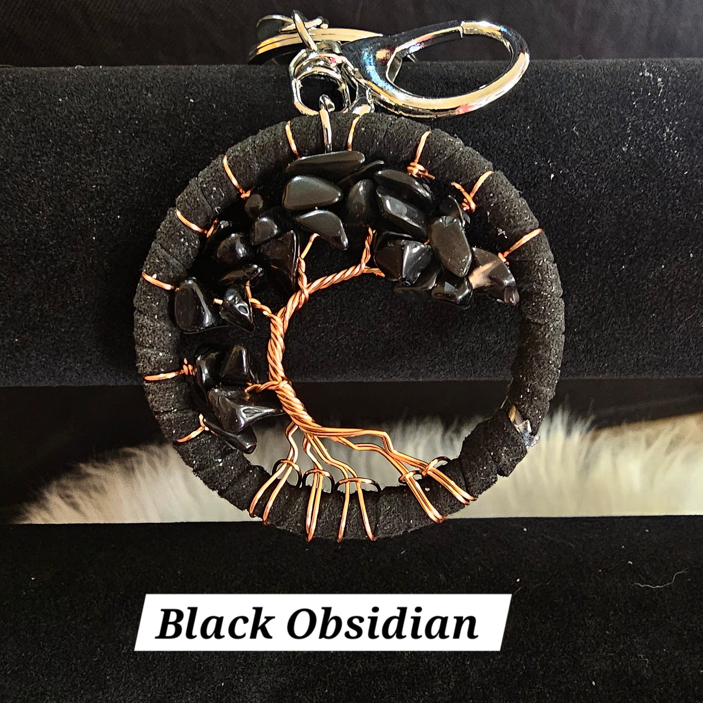 Tree of Life Dream Catcher Keychains