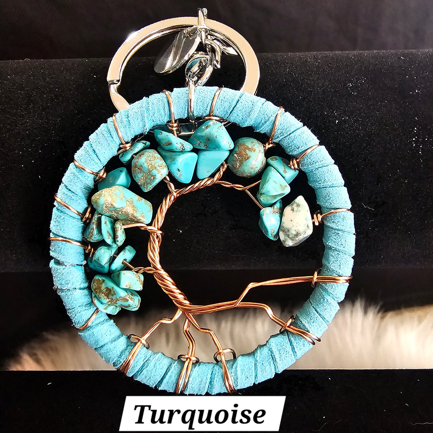 Tree of Life Dream Catcher Keychains